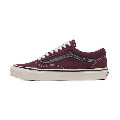 Vans Old Skool Wear-resistant Non-Slip Retro Low Tops Casual Skateboarding Shoes Deep Red
