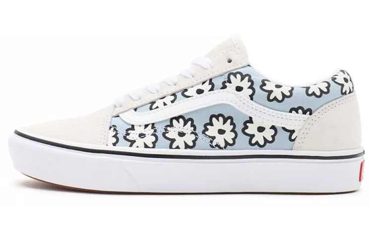 Buy Vans Old Skool 低幫 板鞋 男女同款 白藍印花