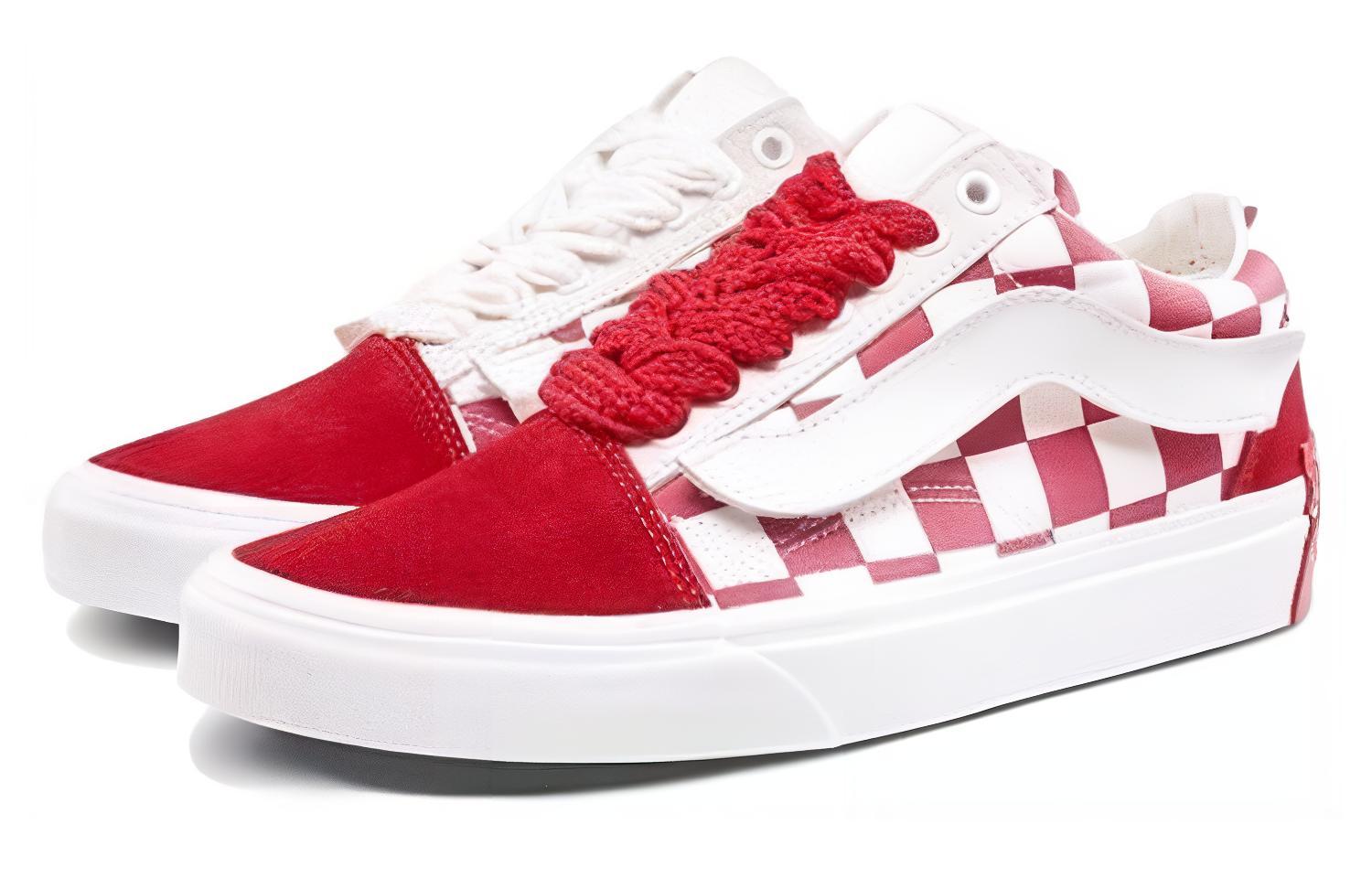 Lookbook Vans Old Skool X Purlicue 'Rojo Blanco' VN0A38G1SHJ
