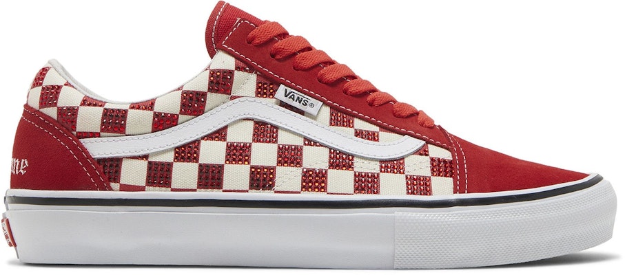 Vans Old Skool x Supreme x Swarovski 'Rojo' VN0A5KRXRED Buy Vans Old Skool x Supreme x Swarovski 'Rojo' VN0A5KRXRED