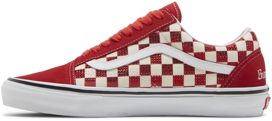 Vans Old Skool x Supreme x Swarovski 'Rojo' VN0A5KRXRED Lookbook Vans Old Skool x Supreme x Swarovski 'Rojo' VN0A5KRXRED
