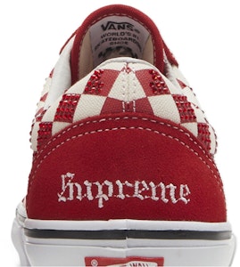 Vans Old Skool x Supreme x Swarovski 'Merah' VN0A5KRXRED Sizing Vans Old Skool x Supreme x Swarovski 'Merah' VN0A5KRXRED