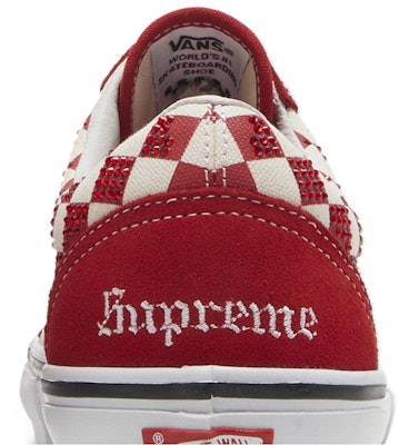 Vans Old Skool x Supreme x Swarovski 'Rojo' VN0A5KRXRED Sizing Vans Old Skool x Supreme x Swarovski 'Rojo' VN0A5KRXRED