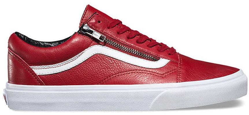 Vans Old Skool Zip "古董皮革 - 辣椒红" VN00018GJTH Order Vans Old Skool Zip "古董皮革 - 辣椒红" VN00018GJTH