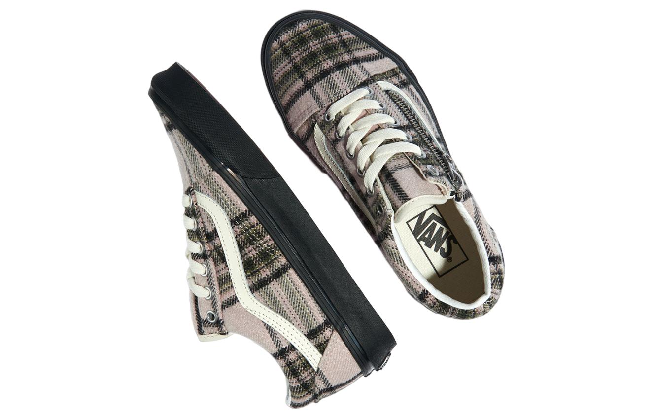 Lookbook ヴァンズ オールドスクール ジップ ベージュ/ブラック VN0A3493BMA