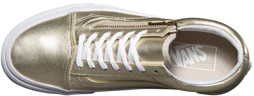 Vans Old Skool Zip 'Gold White' VN00018GIGY Shop Vans Old Skool Zip 'Gold White' VN00018GIGY