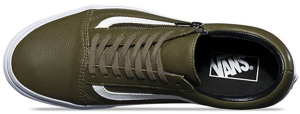 Vans Old Skool Zip Hijau VN00018GJTJ Shop Vans Old Skool Zip Hijau VN00018GJTJ