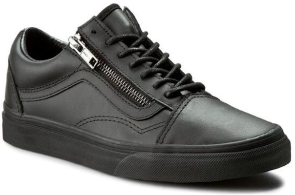 Vans Old Skool 拉链款 '枪金属色' 女鞋 VN00018GJTL Lookbook Vans Old Skool 拉链款 '枪金属色' 女鞋 VN00018GJTL