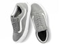 Shop Vans Unisex Old Skool Zip Low-Top Kasut Kelabu 'Gray White' VN0A3493A4F
