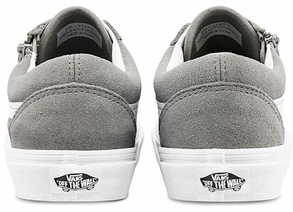 Vans Unisex Old Skool Zip Low-Top Kasut Kelabu 'Gray White' VN0A3493A4F Purchase Vans Unisex Old Skool Zip Low-Top Kasut Kelabu 'Gray White' VN0A3493A4F