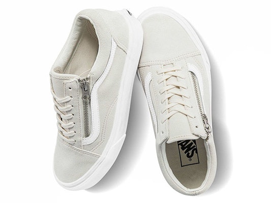 Vans オールドスクール Zip ローカット 白 (ユニセックス) VN0A3493A4G Shop Vans オールドスクール Zip ローカット 白 (ユニセックス) VN0A3493A4G