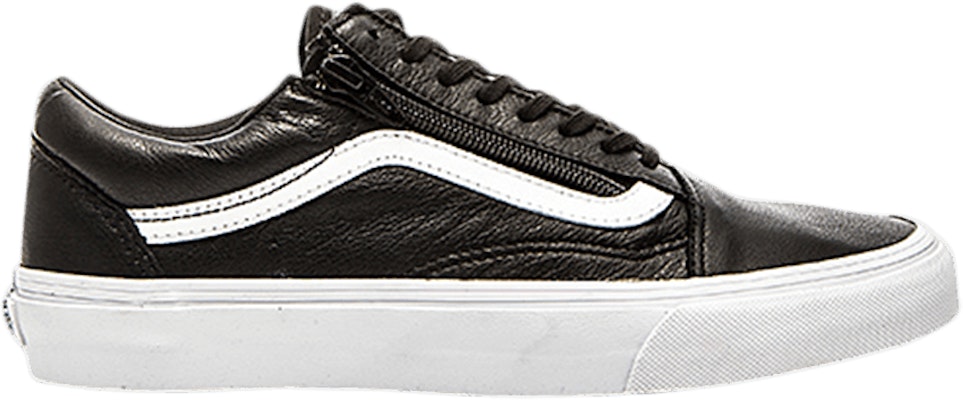 Vans Old Skool Zip Premium Leather 'Black' VN018GEW9 Buy Vans Old Skool Zip Premium Leather 'Black' VN018GEW9
