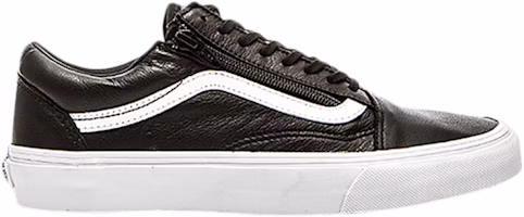 Vans Old Skool Zip Premium Leather 'Black' VN018GEW9 Vans Old Skool Zip Premium Leather 'Black' VN018GEW9