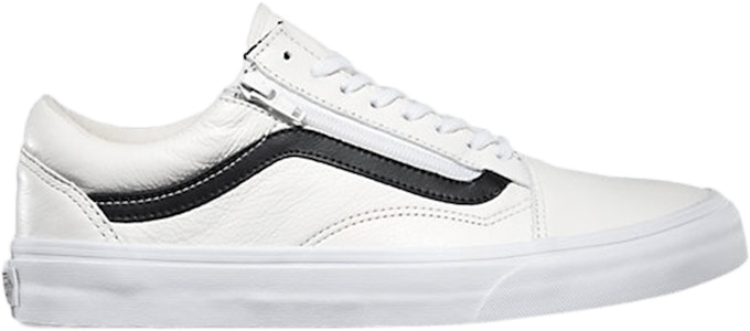 Vans Old Skool Zip Kulit Premium 'Putih' VN018GEWB Buy Vans Old Skool Zip Kulit Premium 'Putih' VN018GEWB