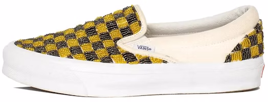 Vans Classic Slip-On LX One Block Down Caution 'Yellow/Black/White' OBD-0011YELLOW Vans Classic Slip-On LX One Block Down Caution 'Yellow/Black/White' OBD-0011YELLOW