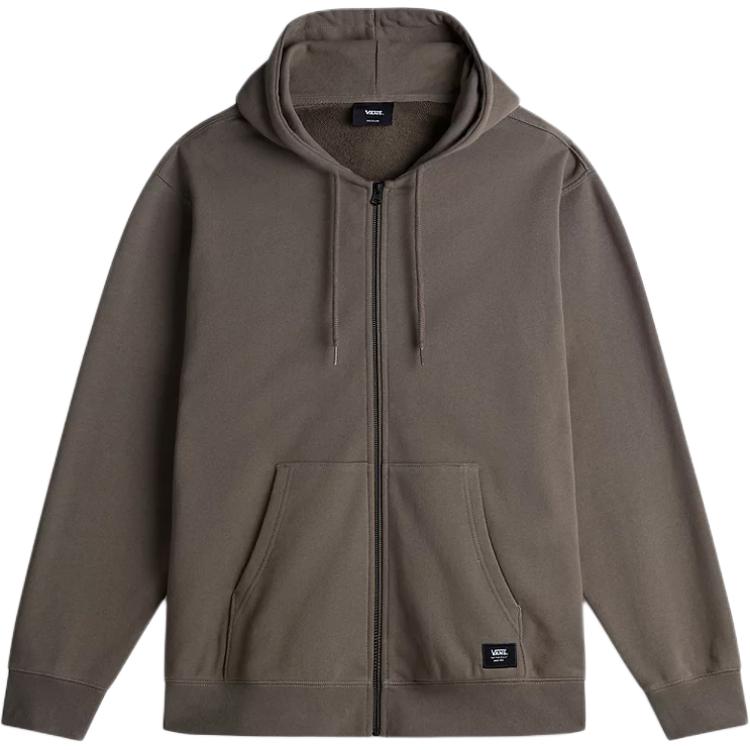 Vans Original Standards Brown Casual Loose Fit Zip-Up Hoodie VN000HPG9JC