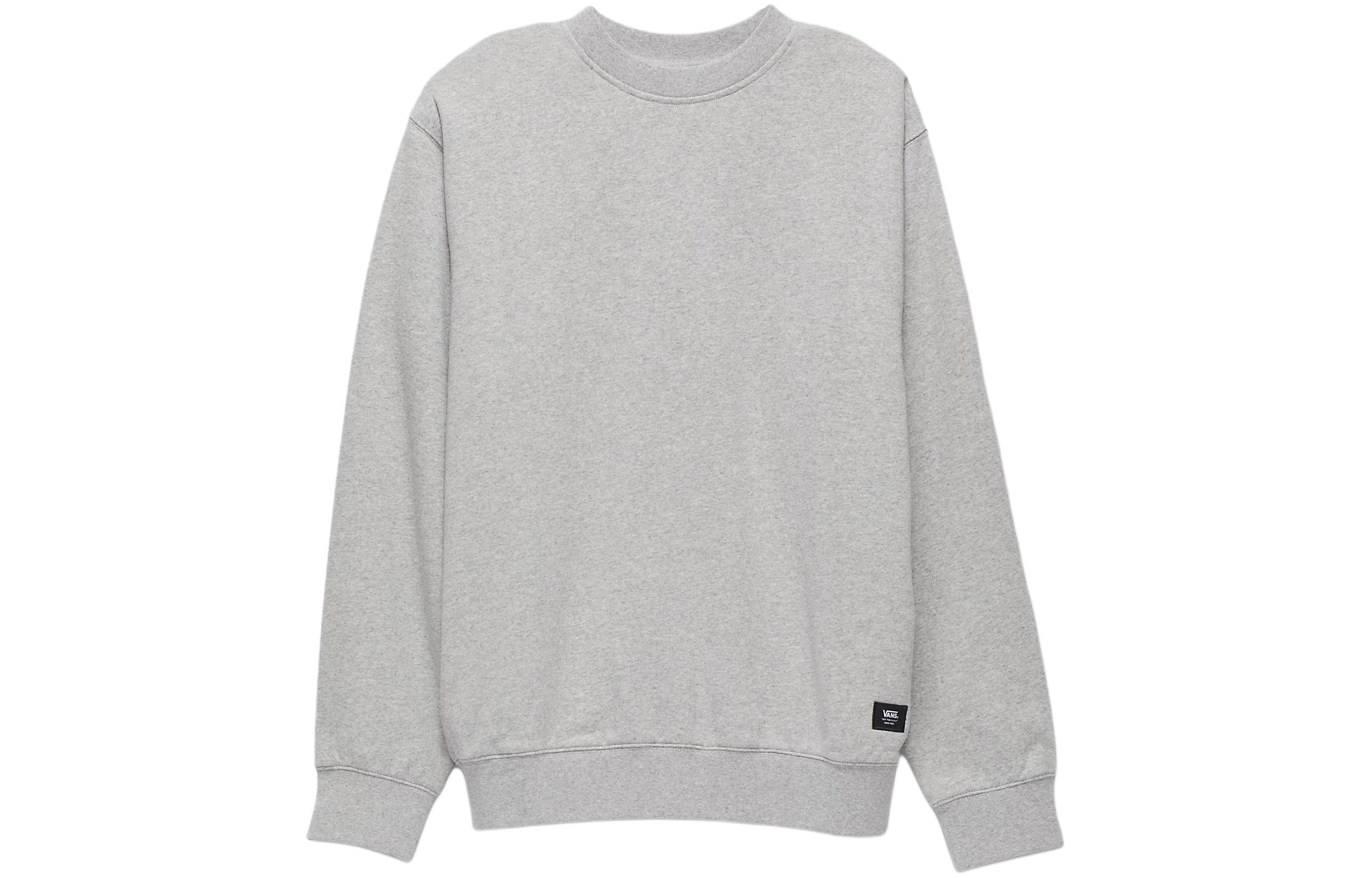 Vans Original Standards Fleece Crew Sweatshirt Grey - Loose Fit Logo Pullover VN000GE902F
