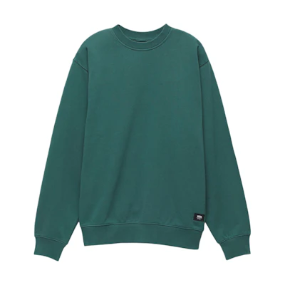 Vans Original Standards Fleece Loose Crew Sweatshirt Olive Green Mens Pullover VN000GE9BDX