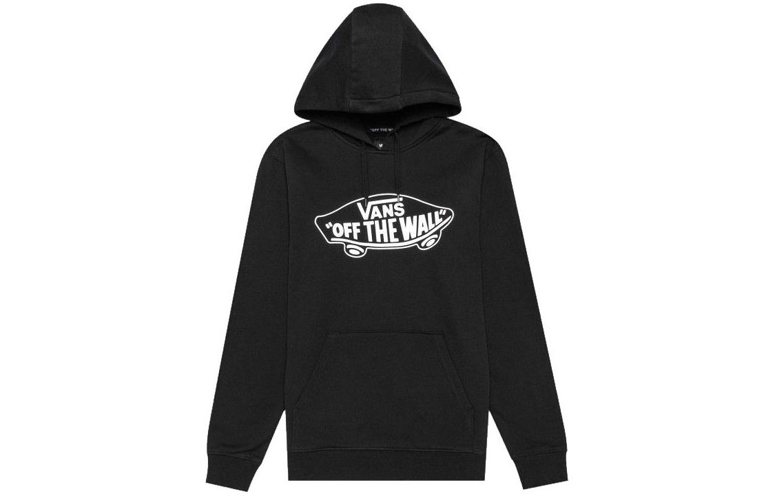 Vans OTW Letter Print Pullover Hoodie Black Long Sleeve VN0A45CKBLK