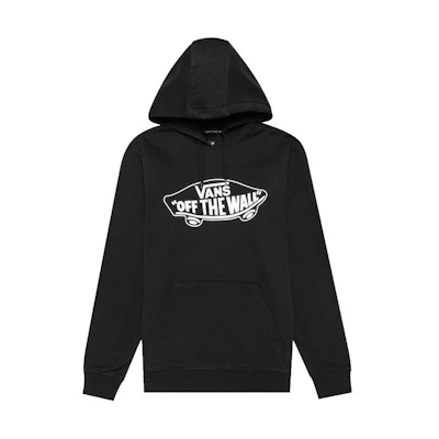 Vans OTW Letter Print Pullover Hoodie Black Long Sleeve VN0A45CKBLK