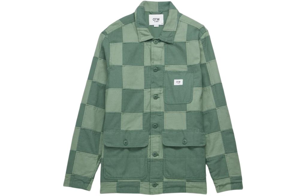 Vans OTW SS24 Multi-Pocket Two-Tone Workwear Jacket Unisex Green VN000GBSV1D
