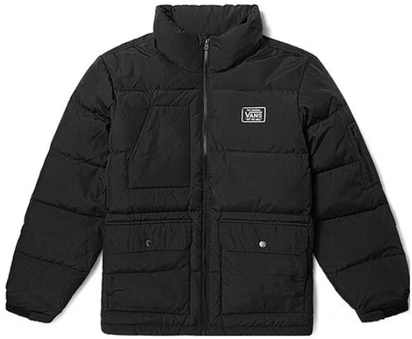 vans-outdoor-casual-solid-color-utility-jacket-unisex-black-vn-000-h22-blk