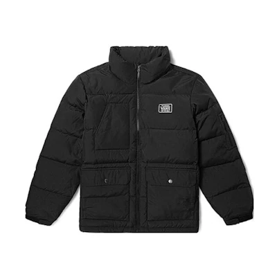 Vans Outdoor Casual Solid Color Utility Jacket Unisex Black VN000H22BLK