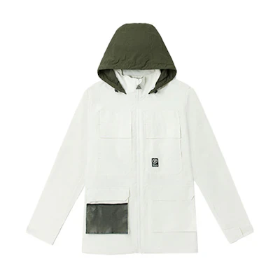 Vans Outdoor Multi-Pocket Hooded Jacket Beige Unisex Casual Workwear Style VN0A54KFFS8