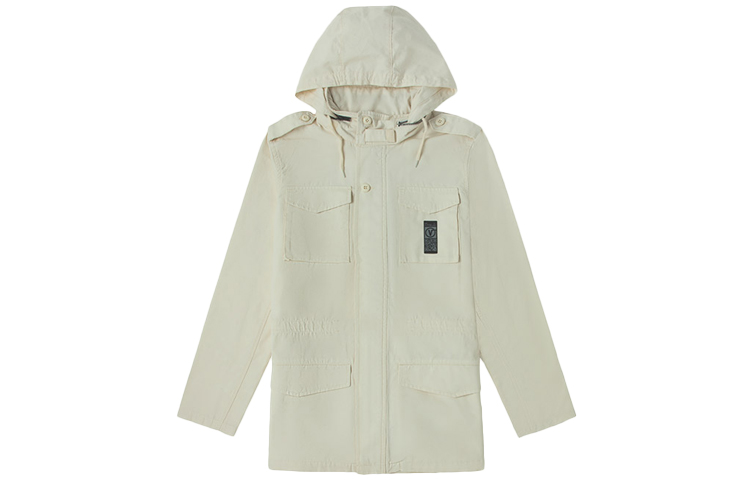 Vans Outdoor Multi-Pocket Hooded Jacket White VN0A5DYR3KS