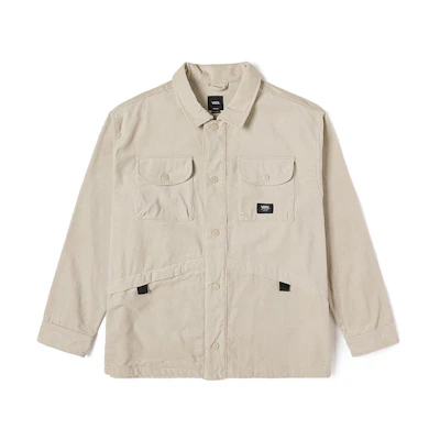 Vans Outdoor Solid Button-Up Jacket Oatmeal Color VN000FBM2N1