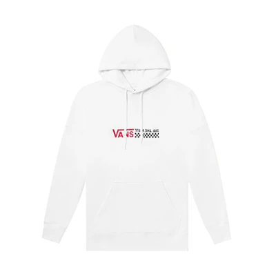 Vans Oversize Logo Print Hoodie White Unisex VN0A4ML7WHT