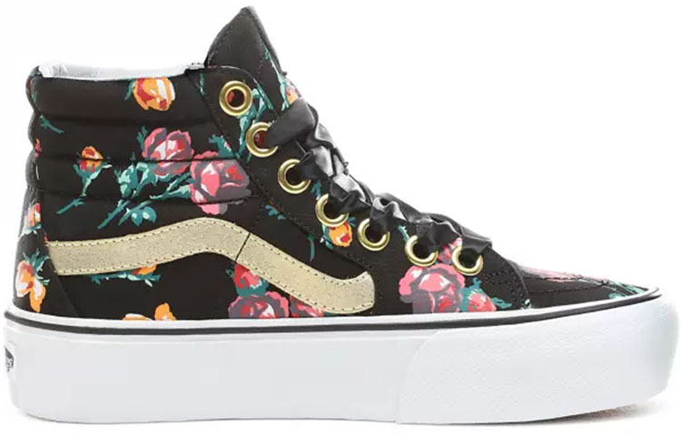 Vans Oversized Lace Sk8-hi Platform 2.0 Multi-Color 'Black White' 圖 2