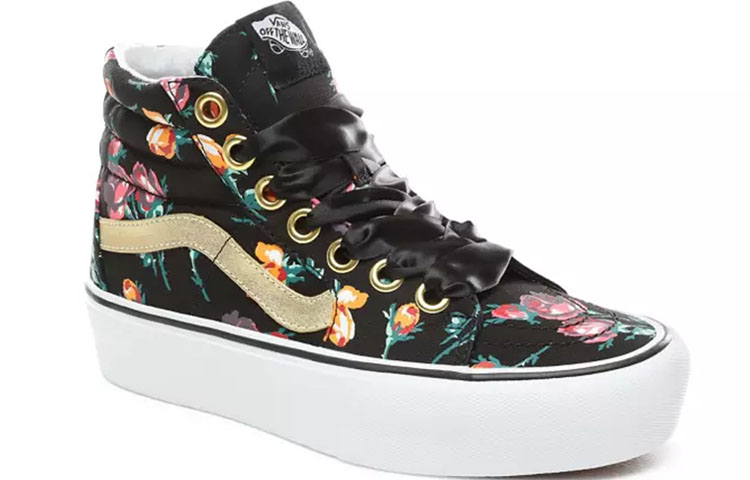 Vans Oversized Lace Sk8-hi Platform 2.0 Multi-Color 'Black White' 圖 3