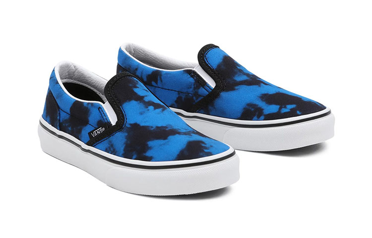 Vans Oversized Tie Dye Classic Slip-On 'Blue Black' 圖 3