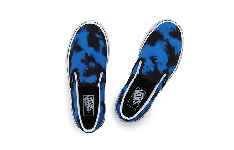 Vans Oversized Tie Dye Classic Slip-On 'Blue Black' 圖 4