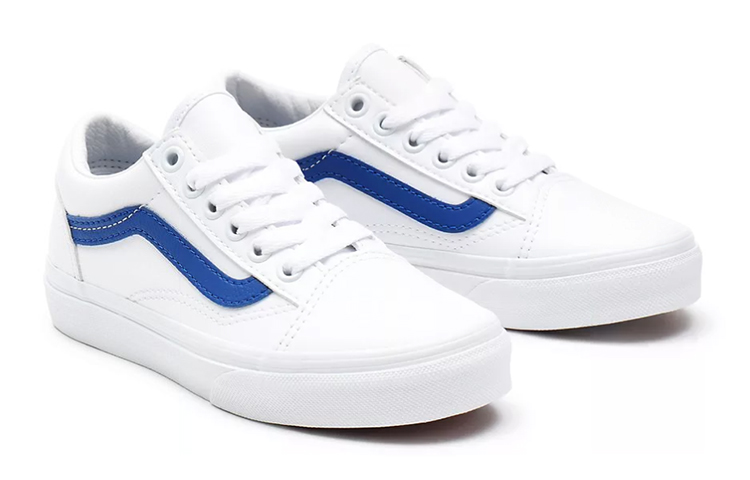 Lookbook 반스 키즈 올드스쿨 팝 텀블 스니커즈 (화이트) VN0A4UHZ9AG