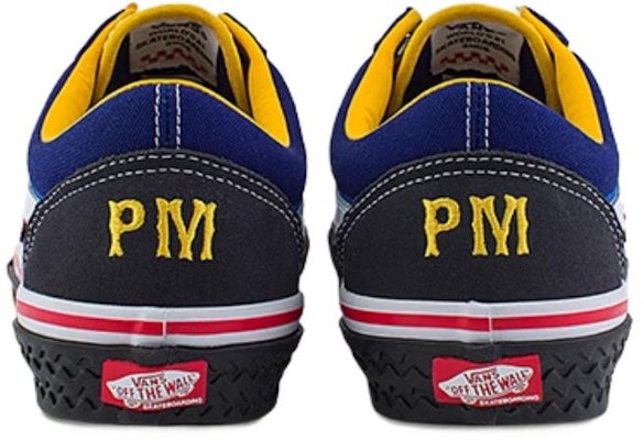 PA’DIN MUSA x Vans Old Skool 舒適休閒 減震耐磨 低幫 板鞋 男女同款 藍色 Details for PA’DIN MUSA x Vans Old Skool 舒適休閒 減震耐磨 低幫 板鞋 男女同款 藍色