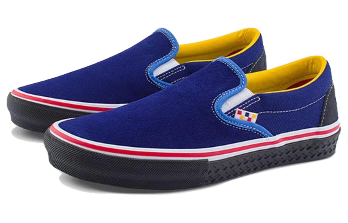 Shop Vans Pa''din Musa x Skate Slip-On ''Bleu'' ''Padin Musa Bleu'' VN0A5FCABLU