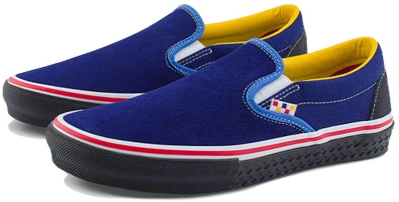 Vans Pa''din Musa x Skate Slip-On ''Bleu'' ''Padin Musa Bleu'' VN0A5FCABLU Shop Vans Pa''din Musa x Skate Slip-On ''Bleu'' ''Padin Musa Bleu'' VN0A5FCABLU