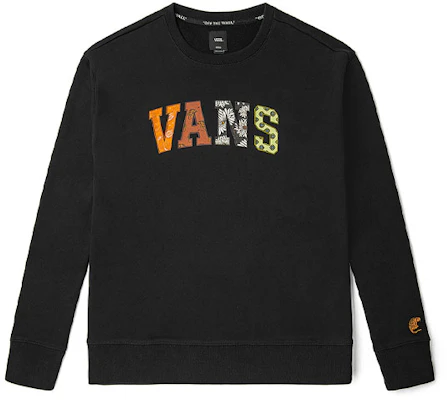 Vans Paisley Logo Crewneck Sweatshirt Couples Edition - Black VN0A4POABLK Buy Vans Paisley Logo Crewneck Sweatshirt Couples Edition - Black VN0A4POABLK