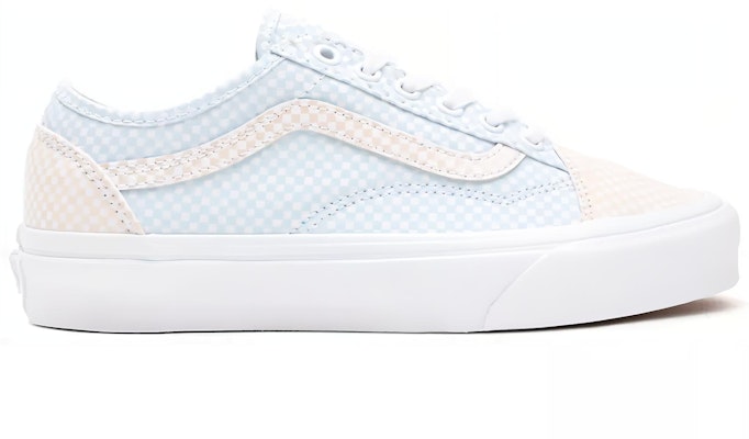 Vans Pastel Checkerboard Old Skool Tapered 'Blue White' VN0A54F44TZ Order Vans Pastel Checkerboard Old Skool Tapered 'Blue White' VN0A54F44TZ