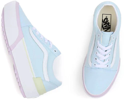 Vans Pastel Old Skool Stacked Sneakers Low-Top Blu/Rosa VN0A4U1524D Shop Vans Pastel Old Skool Stacked Sneakers Low-Top Blu/Rosa VN0A4U1524D