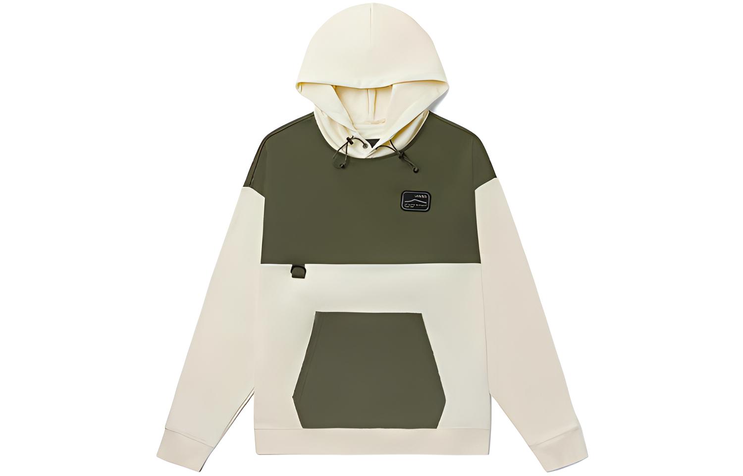 Vans Patchwork Colorblock Oversized Hoodie Beige (Unisex) VN0A5H8S3KS