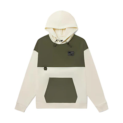 Vans Patchwork Colorblock Oversized Hoodie Beige (Unisex) VN0A5H8S3KS