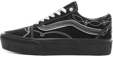Vans Pearly Punk Old Skool Platform Black/White 's Pearly Punk Old Skool Platform Women' VN0A3B3UVS2 Vans Pearly Punk Old Skool Platform Black/White 's Pearly Punk Old Skool Platform Women' VN0A3B3UVS2