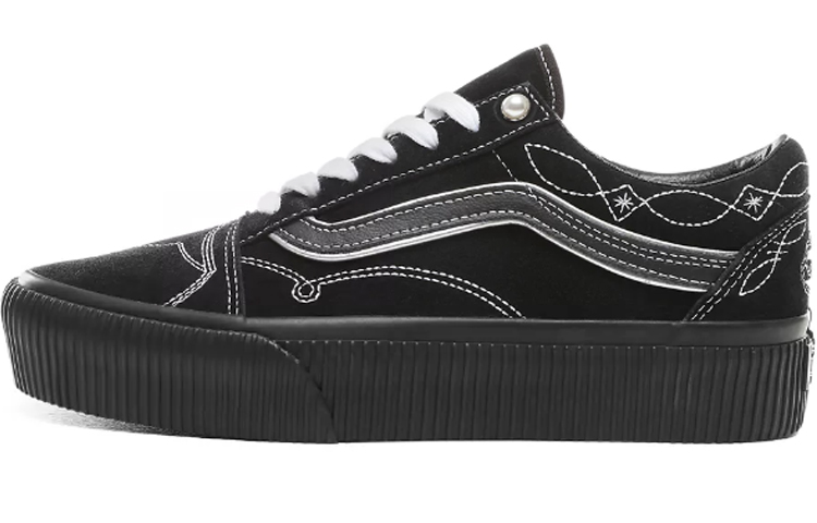 Vans Pearly Punk Old Skool Platform Black/White 's Pearly Punk Old Skool Platform Women' VN0A3B3UVS2