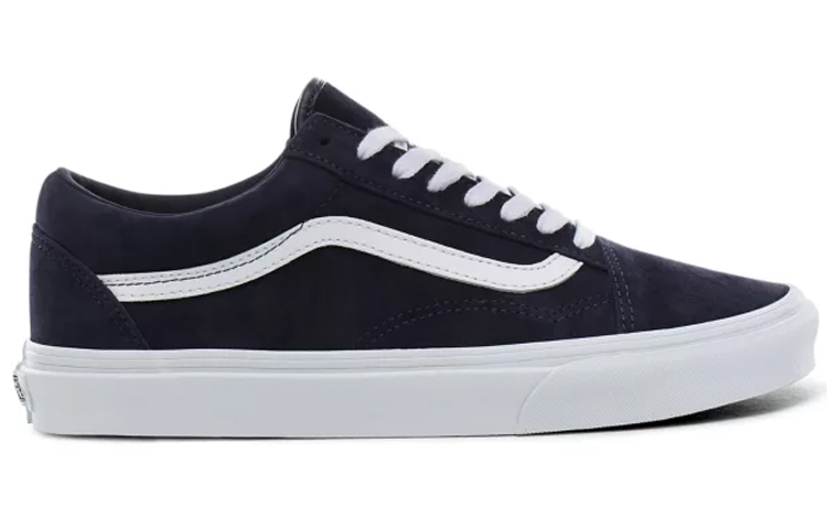Lookbook Vans Pig Suede Old Skool 'Dark Blue White' VN0A4BV5TPS