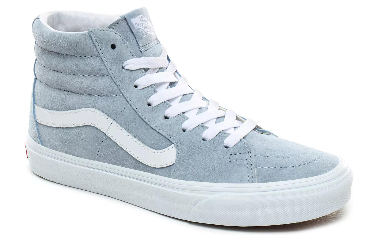 Lookbook Vans PIG Suede SK8-HI Zapatillas Altas Azul Claro Skateboarding VN0A4BV6V4Z