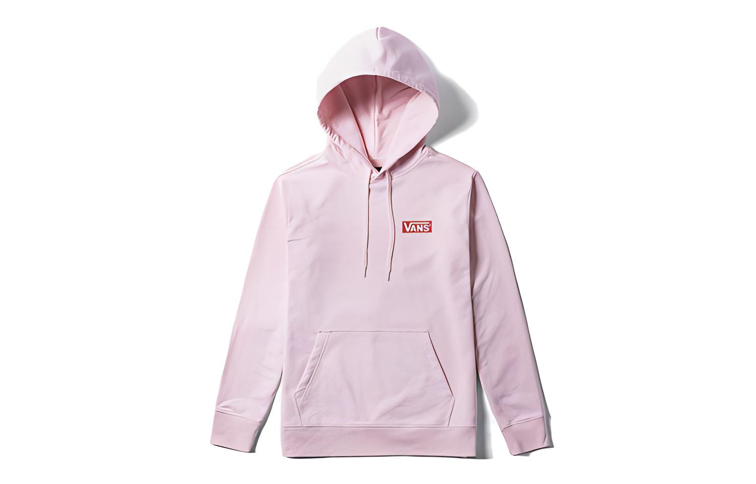 Vans Pink Casual Hoodie with Back Graphic Print for Couples VN0A3QTRSYC