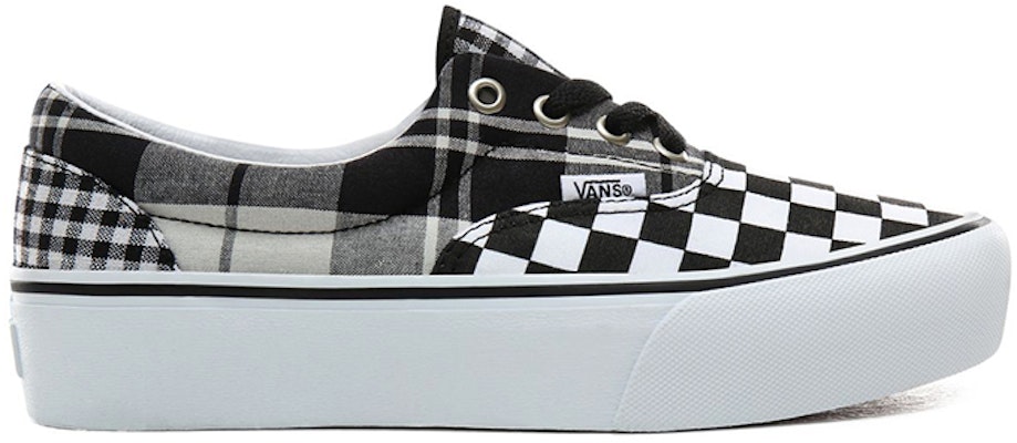 Vans PLAID CHECKERBOARD ERA PLATFORM Shoes Black/White VN0A3WLUVYD Order Vans PLAID CHECKERBOARD ERA PLATFORM Shoes Black/White VN0A3WLUVYD